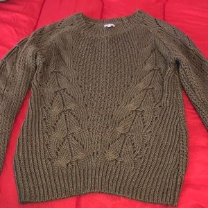 Olive green sweater